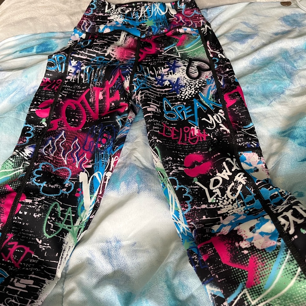 Street wear girls leggings